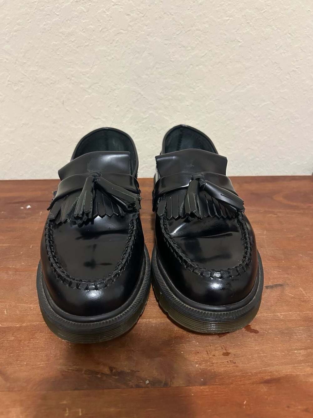 Dr. Martens Adrian Black Smooth Tassel Loafers Size 7 Men’s - Picture 1 of 10